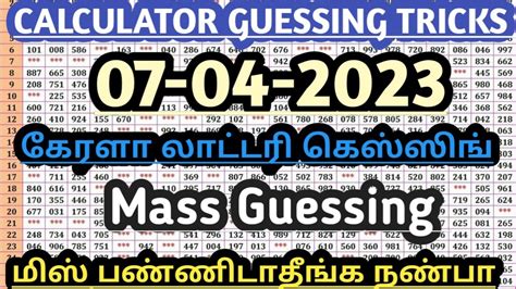 kl chart guessing facebook|Kerala lottery tn Guessing .